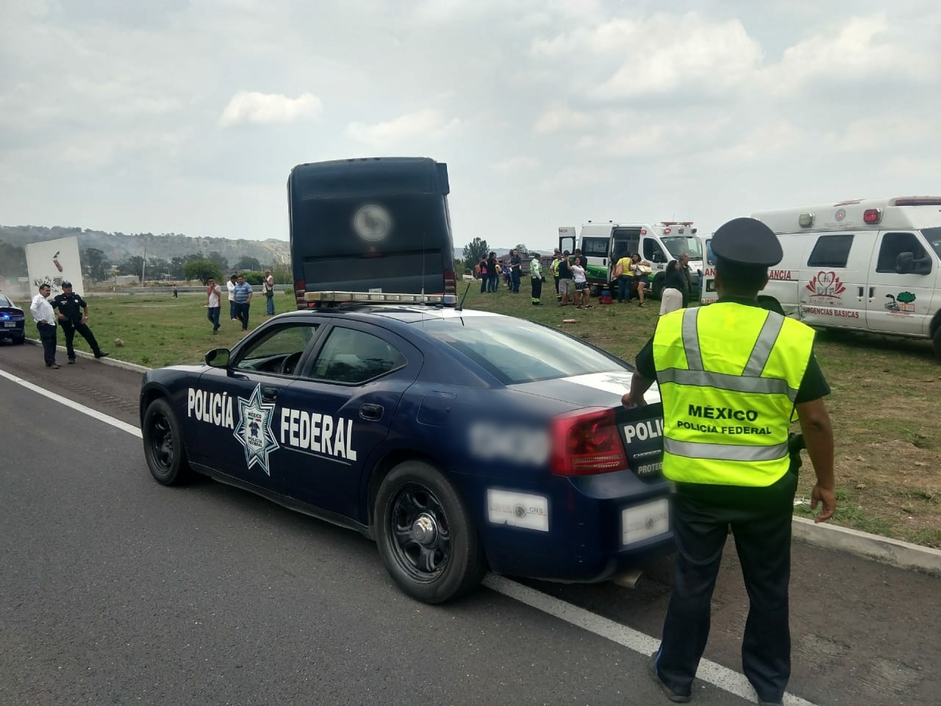 Previene PF accidente en la carretera Santa Bárbara-Izúcar de Matamoros