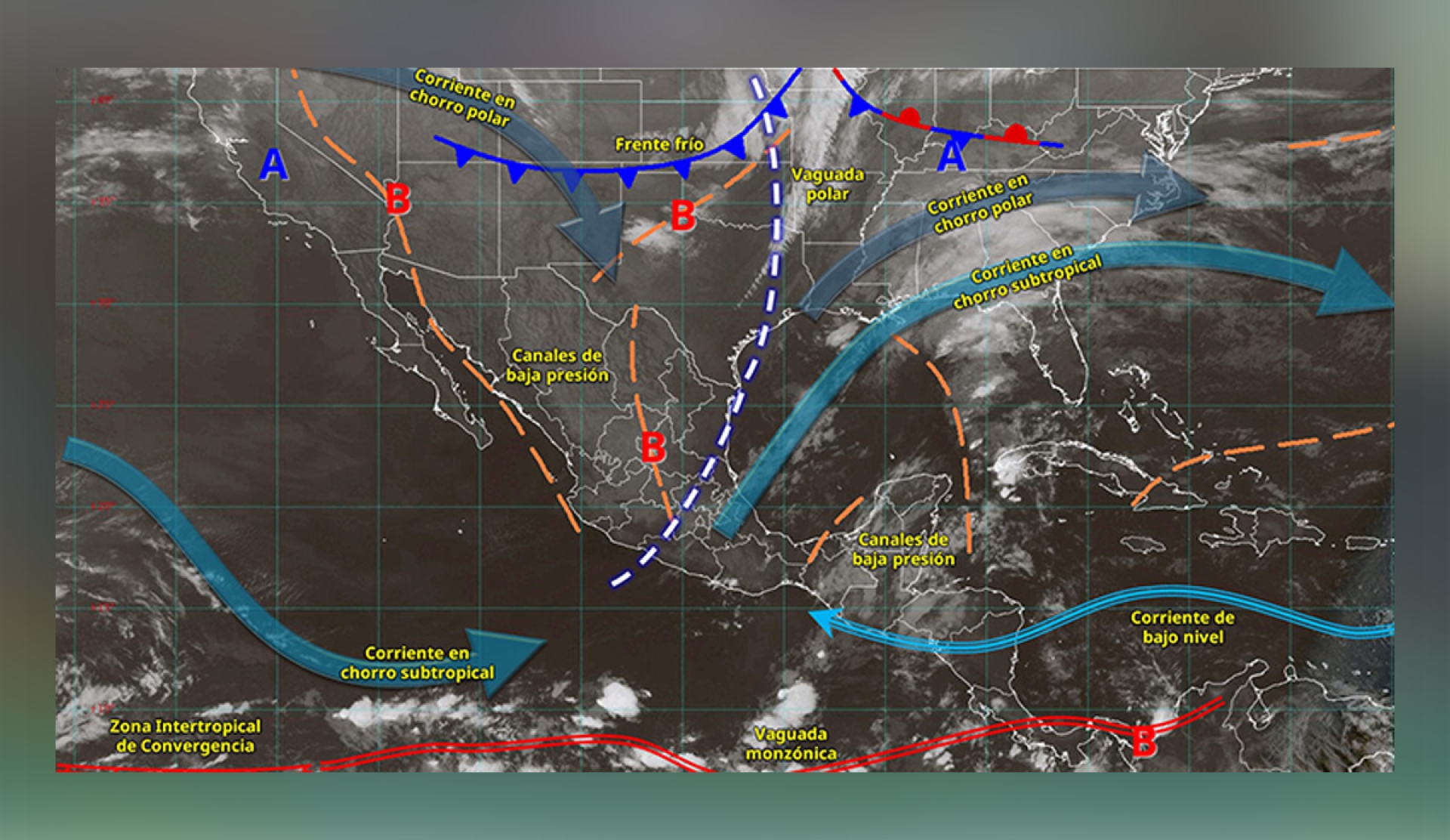 Vaguada polar y nuevo frente generan lluvias y ambiente muy frío en el país
