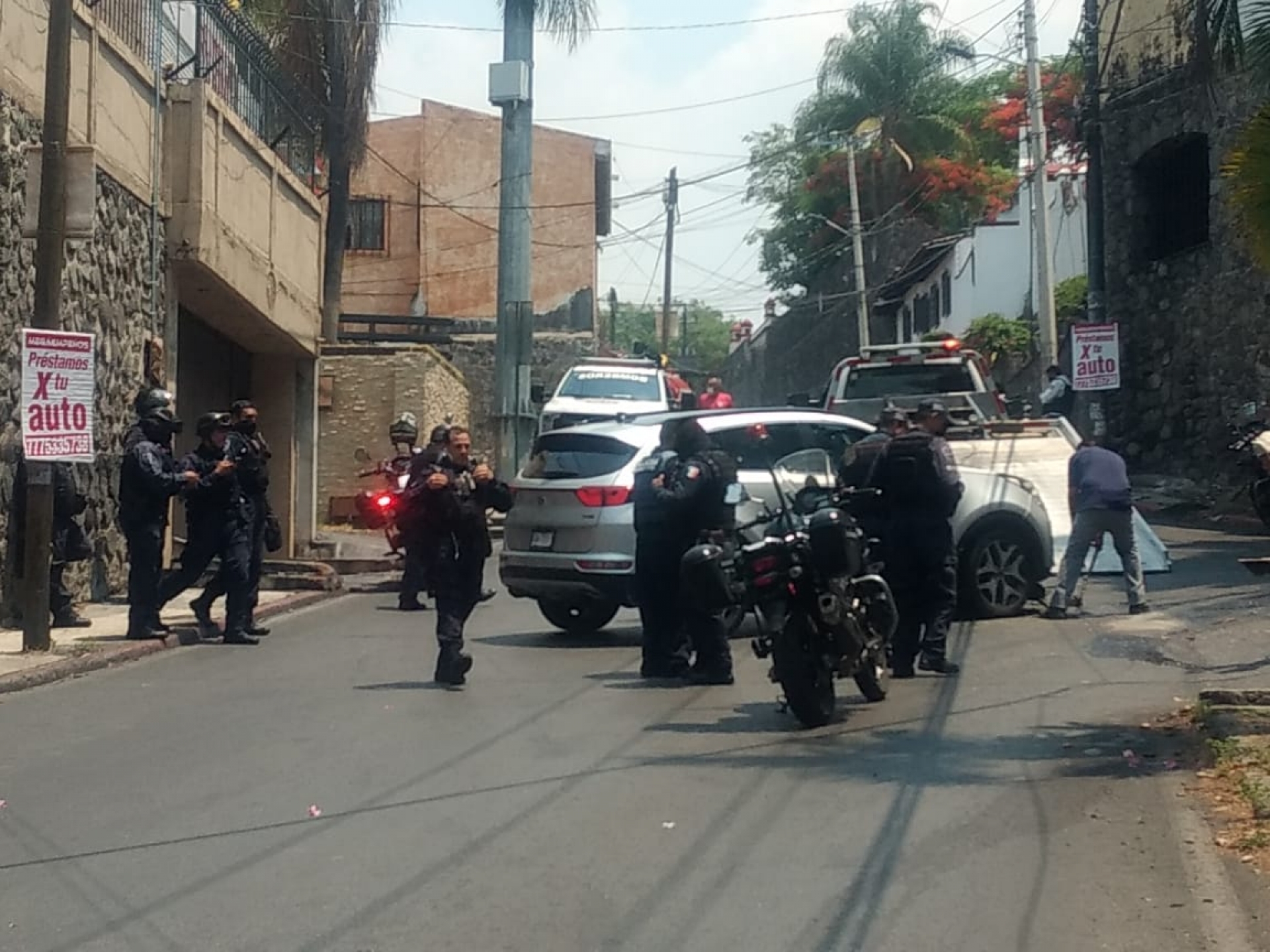 Tras persecución, detienen a presunto ladrón de camioneta en el centro de Cuernavaca