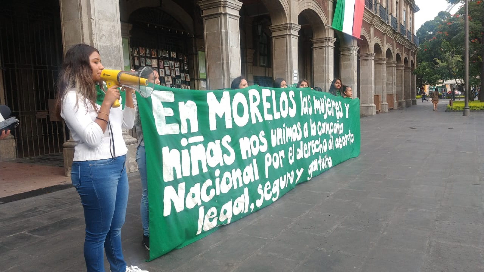 Pide colectivo 'Marea Verde' despenalización del aborto en Morelos
