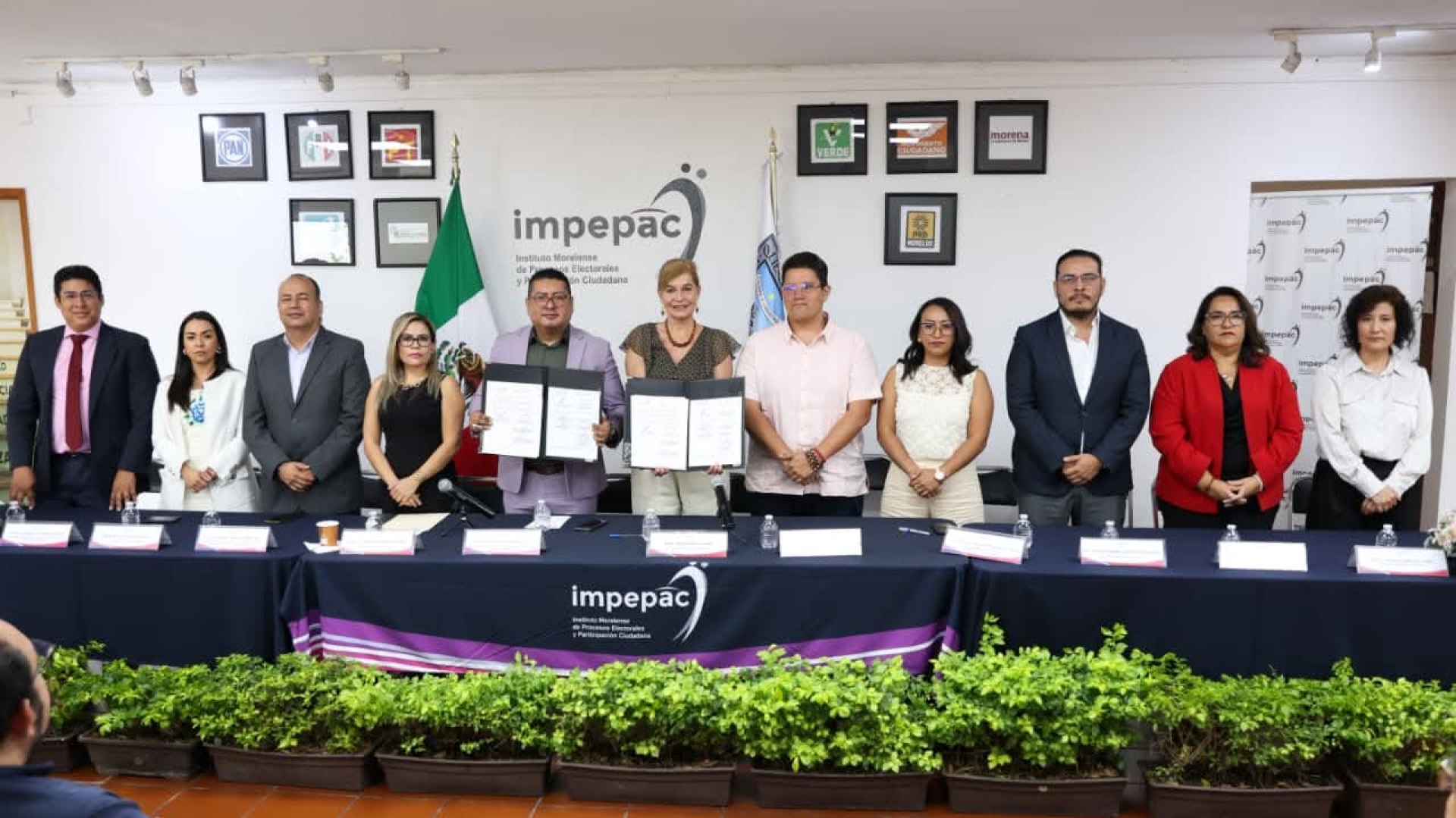 Firman Impepac y TEEM convenio para prevenir y atender Violencia Política en Razón de Género en Morelos