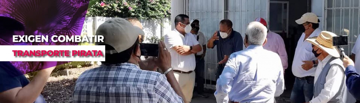 Con manifestación, transportistas exigen combatir unidades irregulares