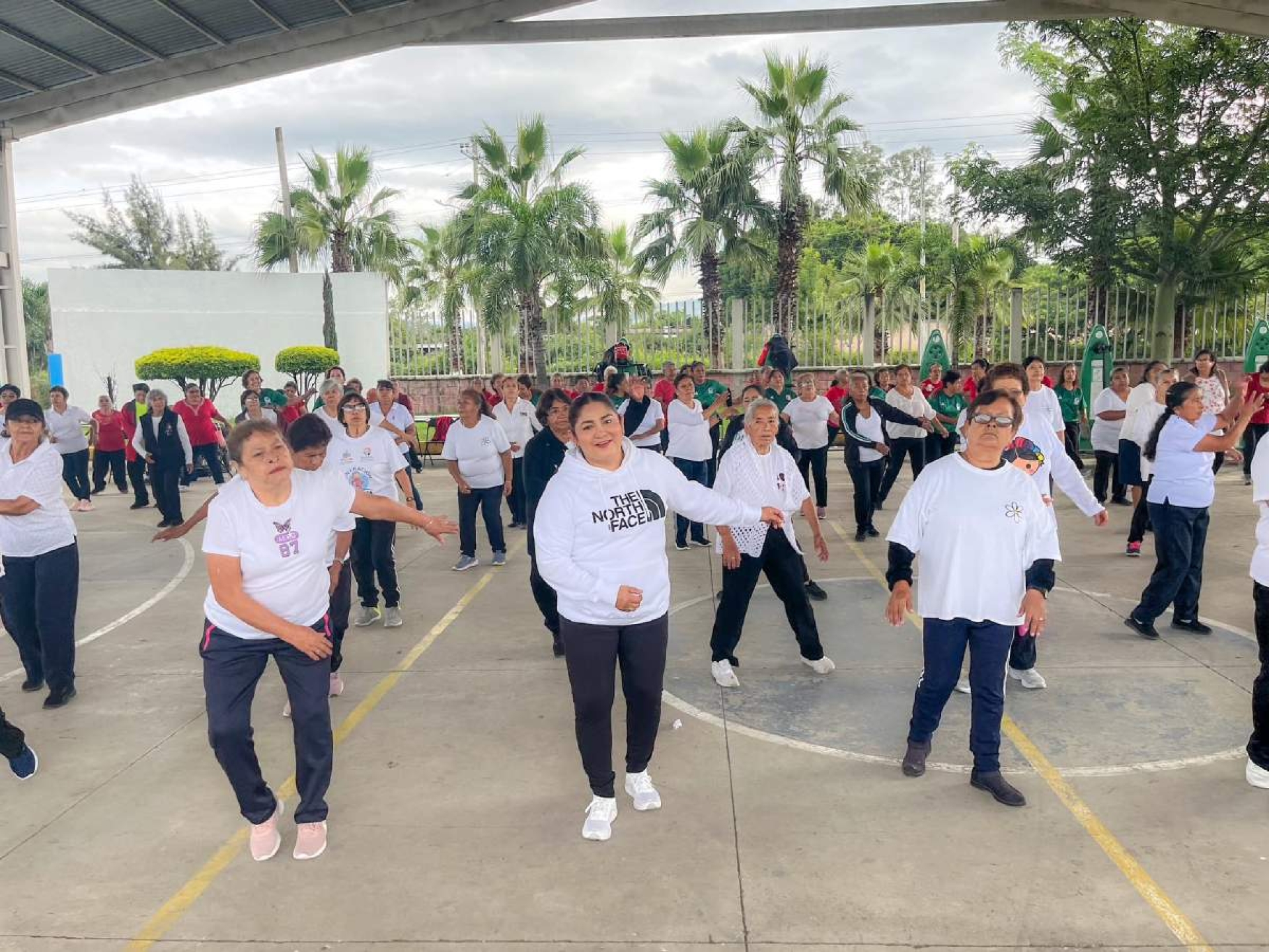 Realizan “Macro-Activación Física” de adultos mayores en Yecapixtla