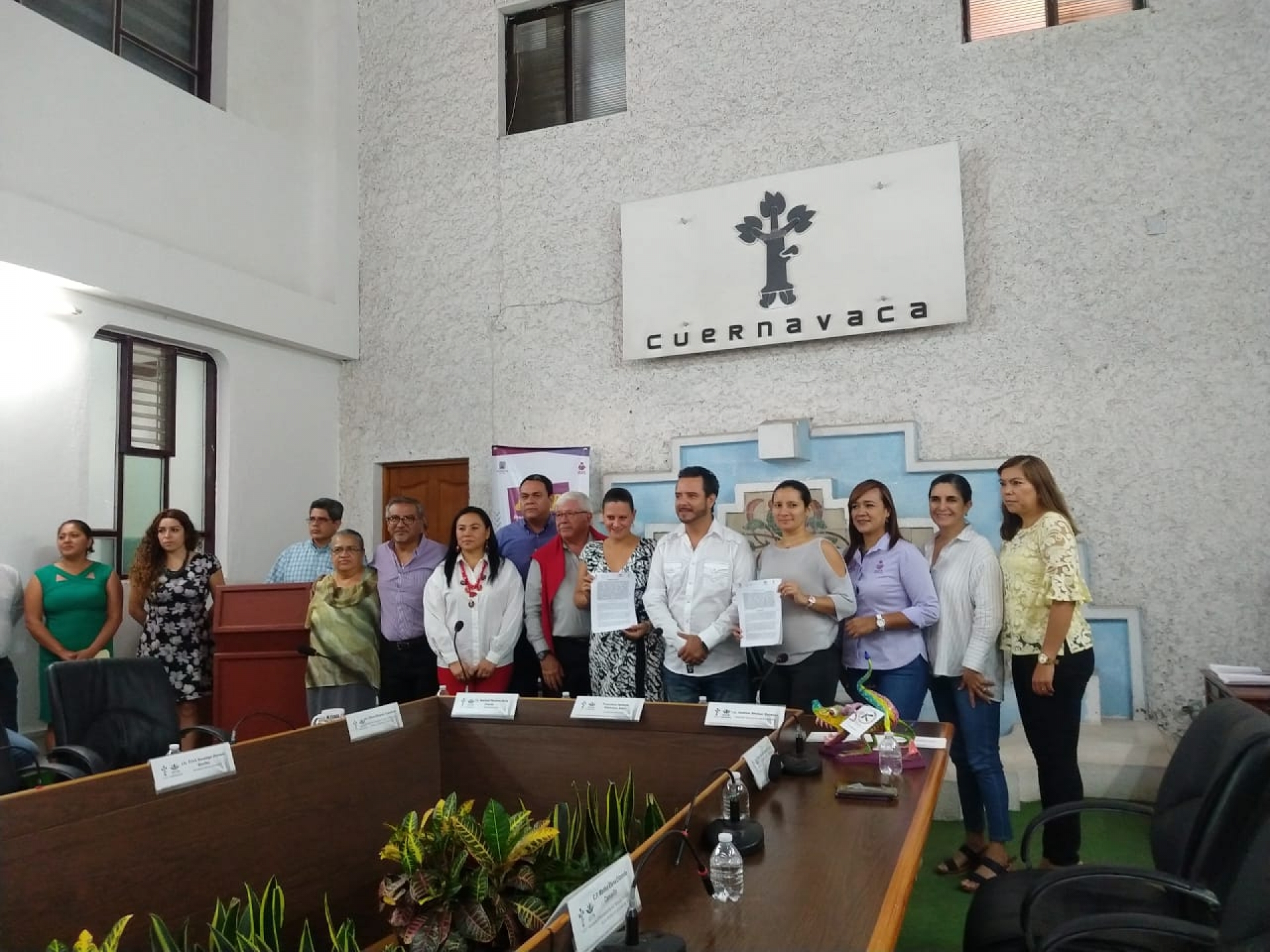 Firman Ayuntamiento de Cuernavaca e Ineea un convenio de colaboración