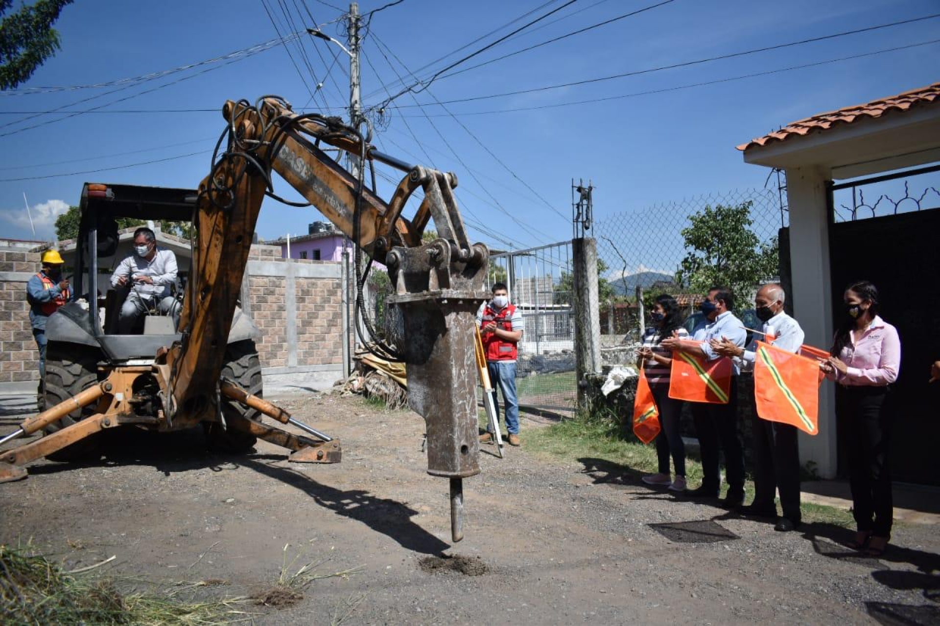 Arrancan trabajos de pavimentación en Jiutepec