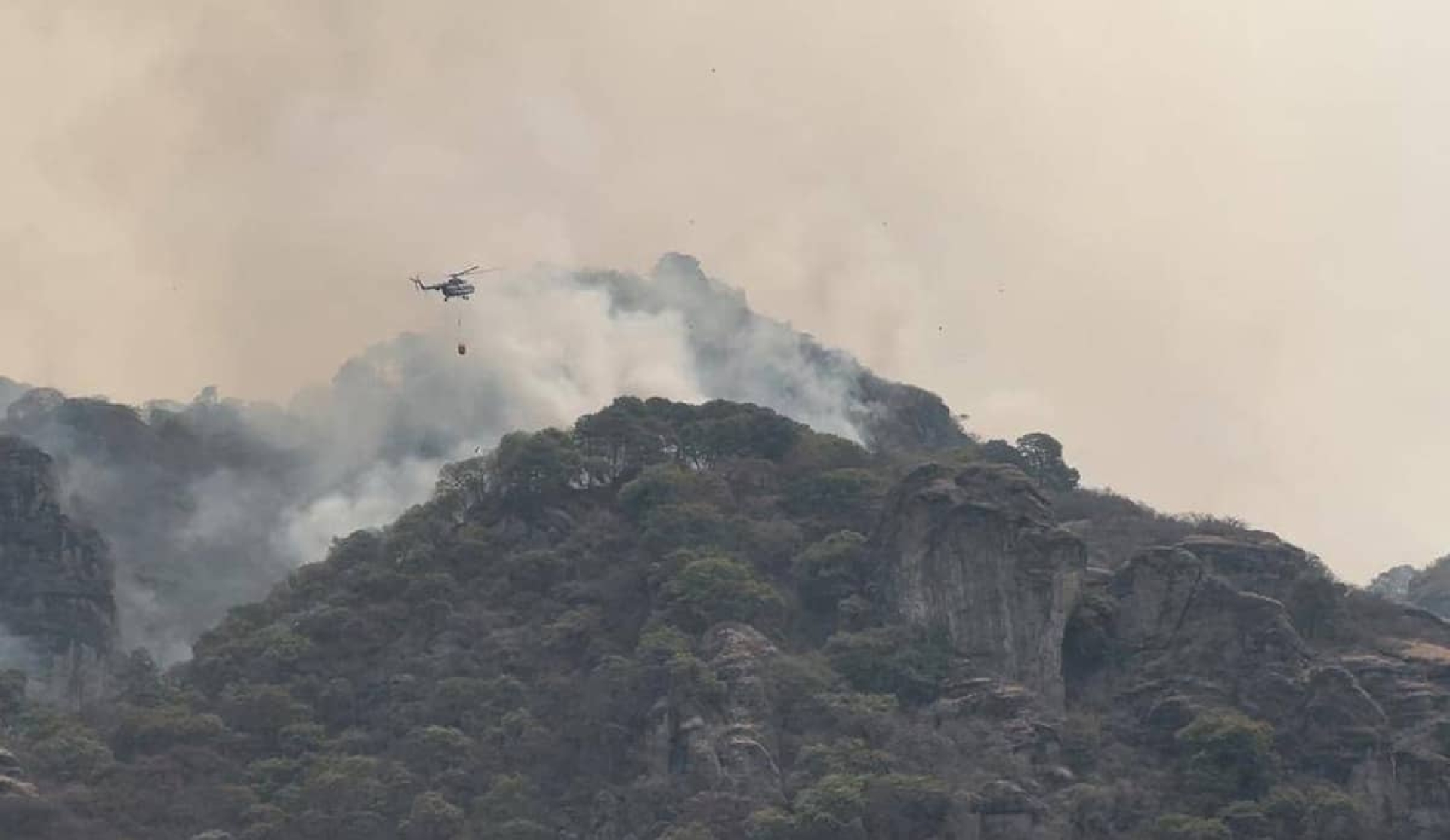 Murió calcinado mientras combatía un incendio forestal