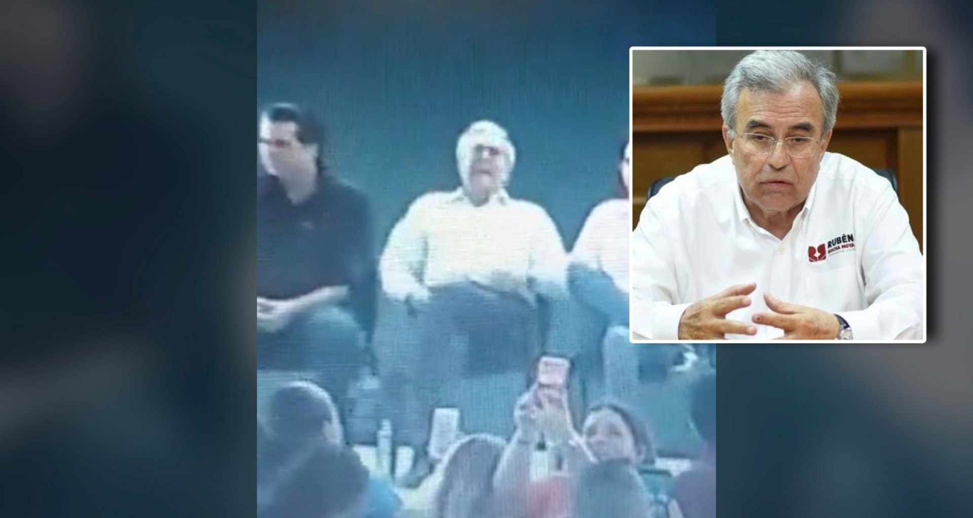 VIDEO: ¡Que apretón, Senador!