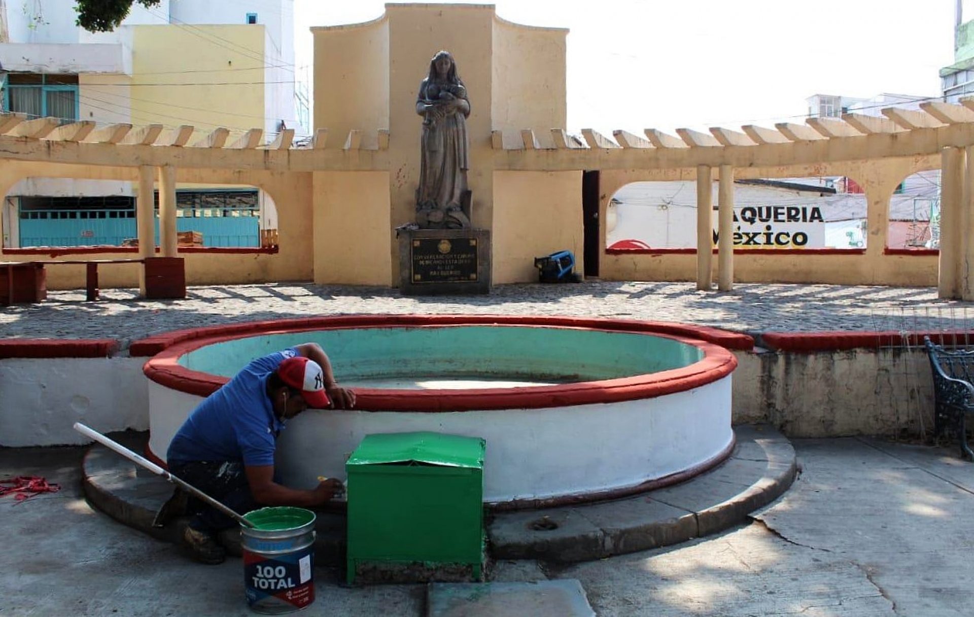 Renueva Ayuntamiento de Cuernavaca imagen urbana del jardín San Juan