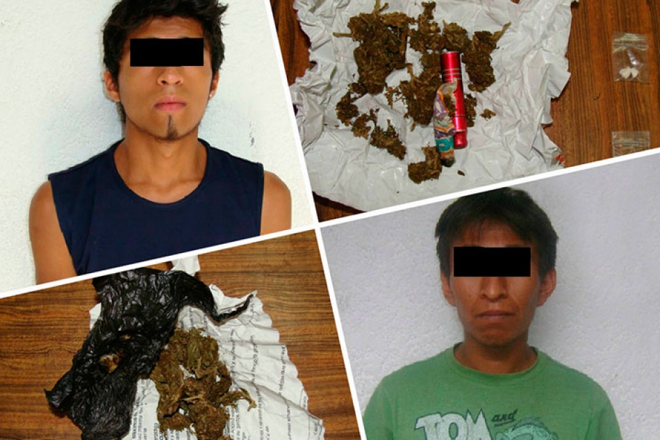 En casos distintos, arrestaron a dos individuos con droga