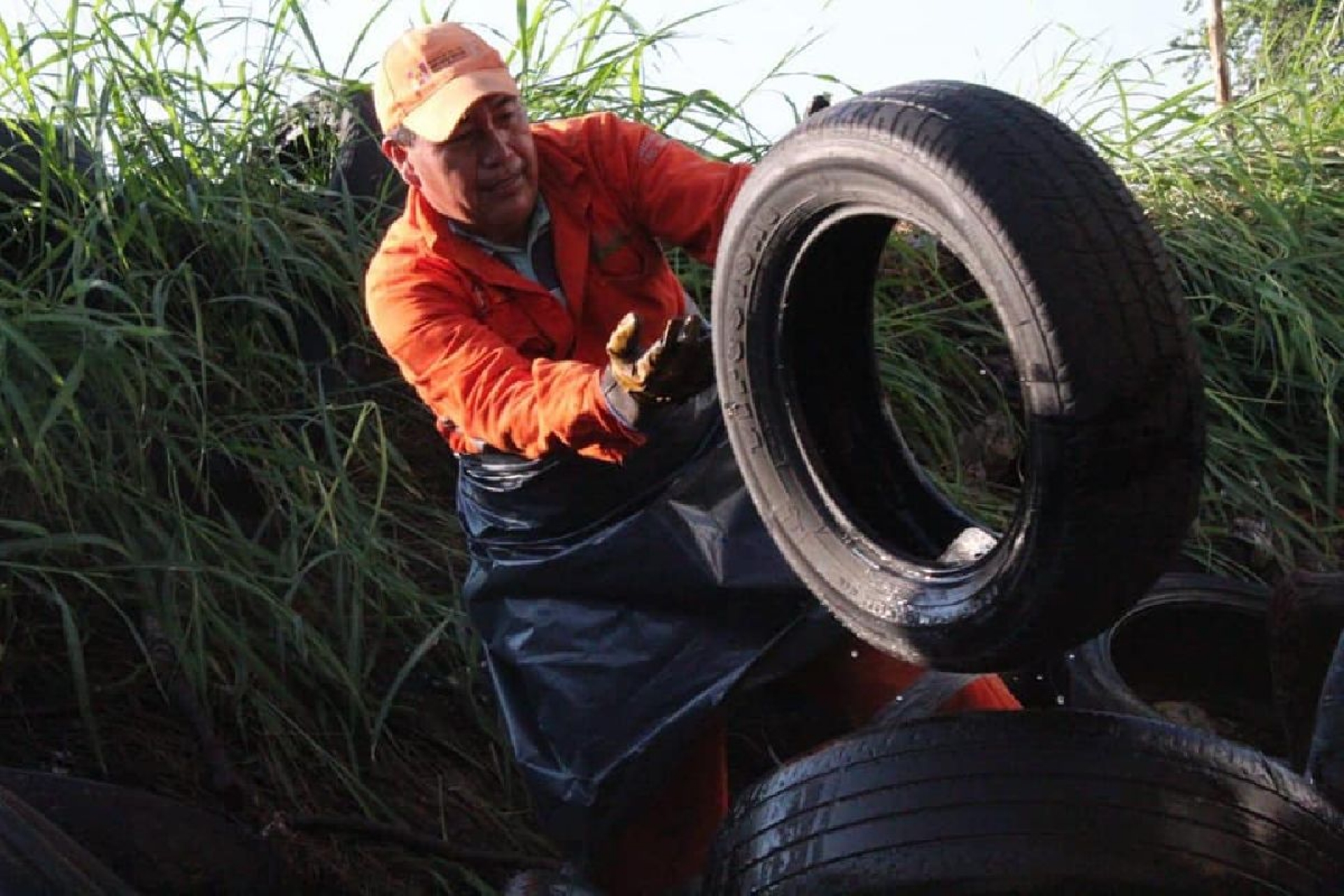 Recicla Ayuntamiento más de 40 toneladas de llantas