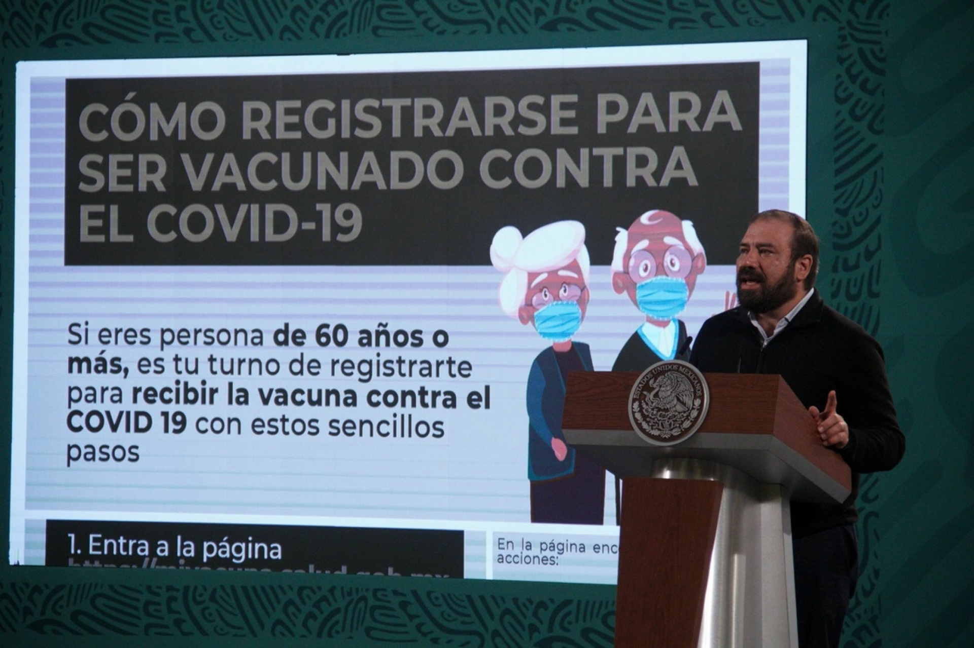 México inicia registro para vacunación de adultos mayores contra COVID-19