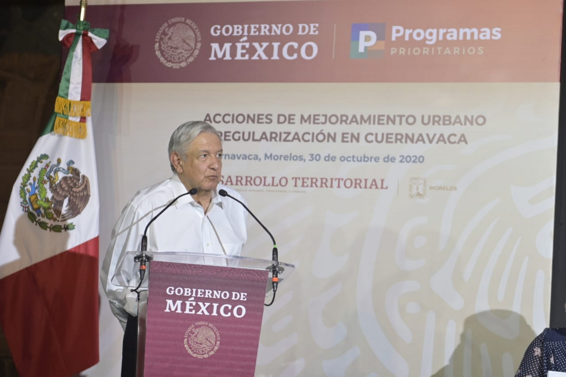 Encabeza AMLO supervisión del programa nacional de reconstrucción en Morelos