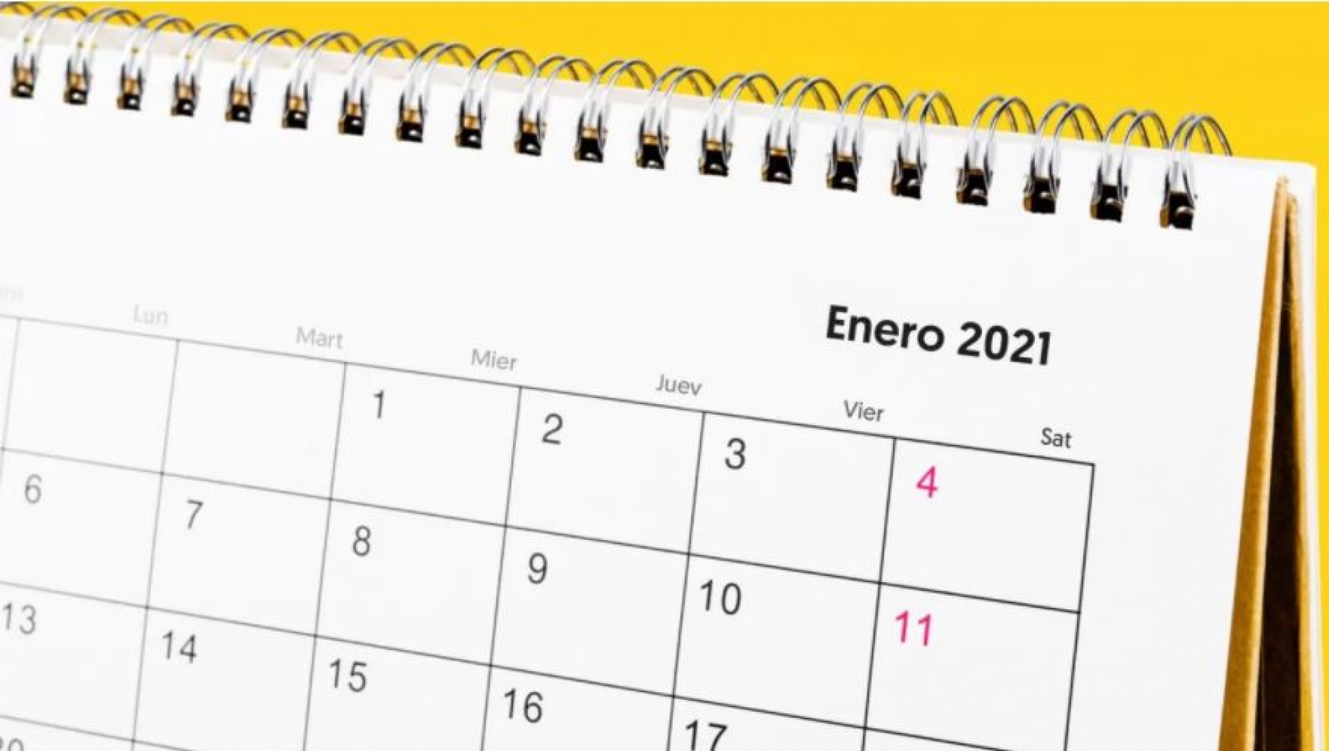 ¡Hola, 2021! Estos son los "puentes" y días feriados