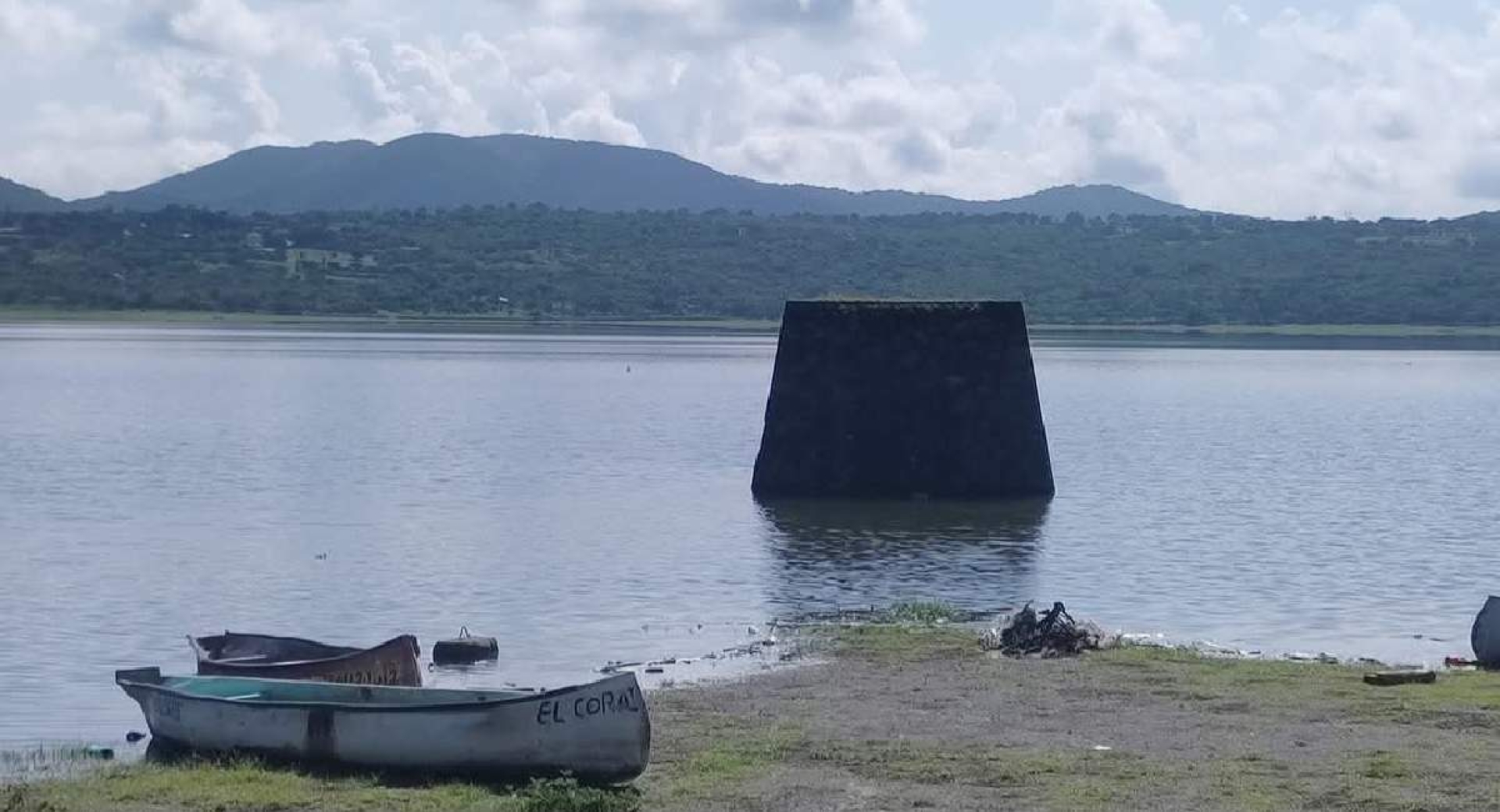Detectan posible filtración de agua en la presa de El Rodeo