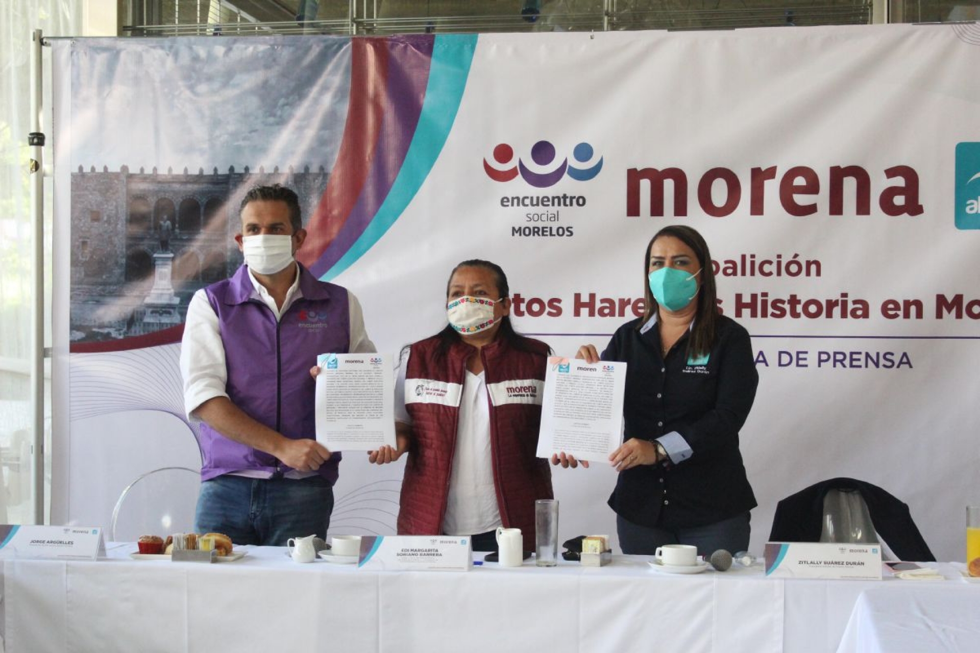 Validan alianza de Morena con PES y Panal