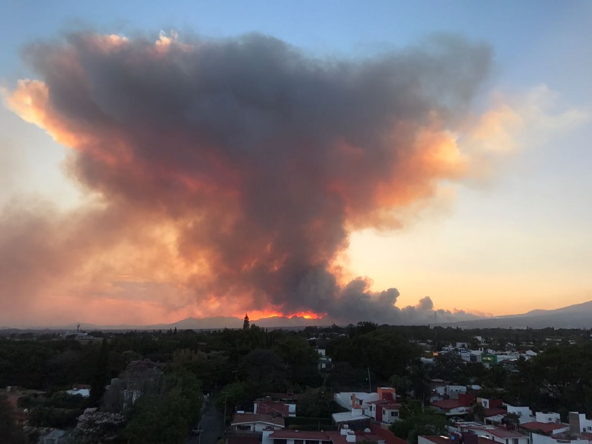 Incendios provocan temor en diversos puntos de Morelos