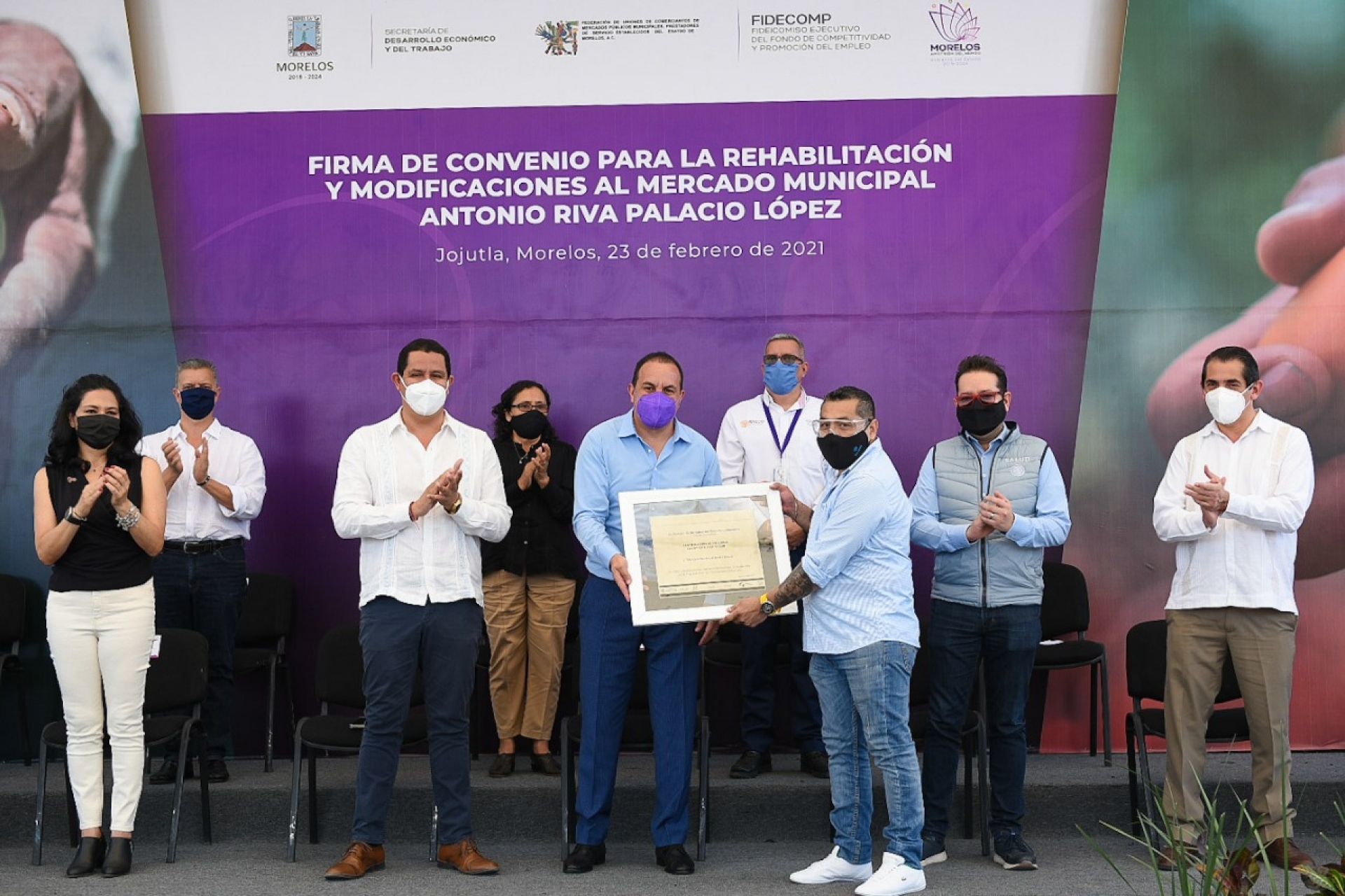 Inicia Cuauhtémoc Blanco rehabilitación del mercado municipal de Jojutla