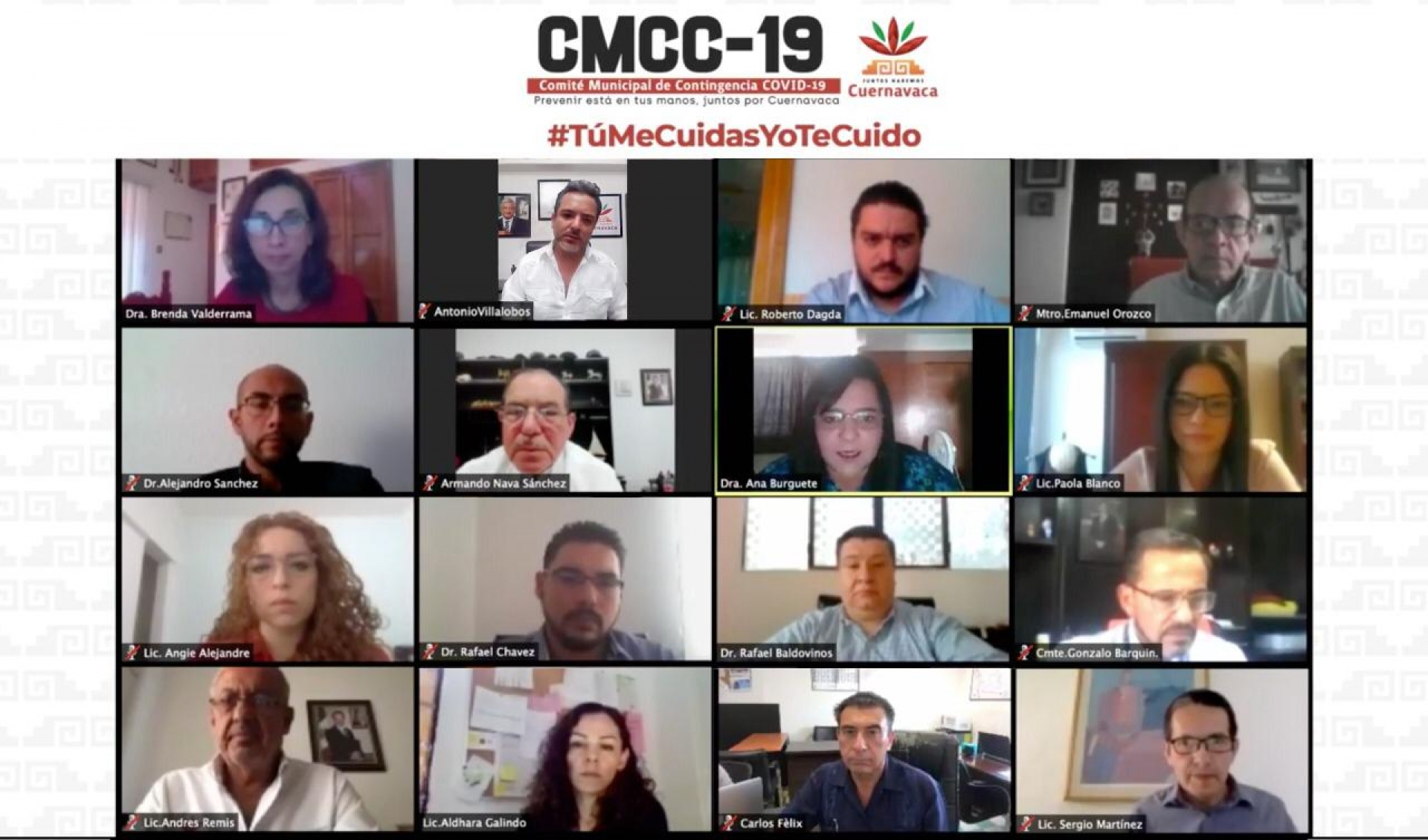 CMCC-19 refuerza medidas en Cuernavaca por covid-19