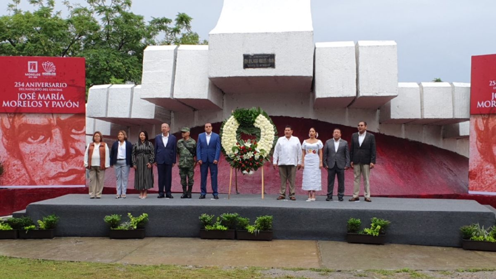 Recuerdan al General José María Morelos y Pavón en Cuautla