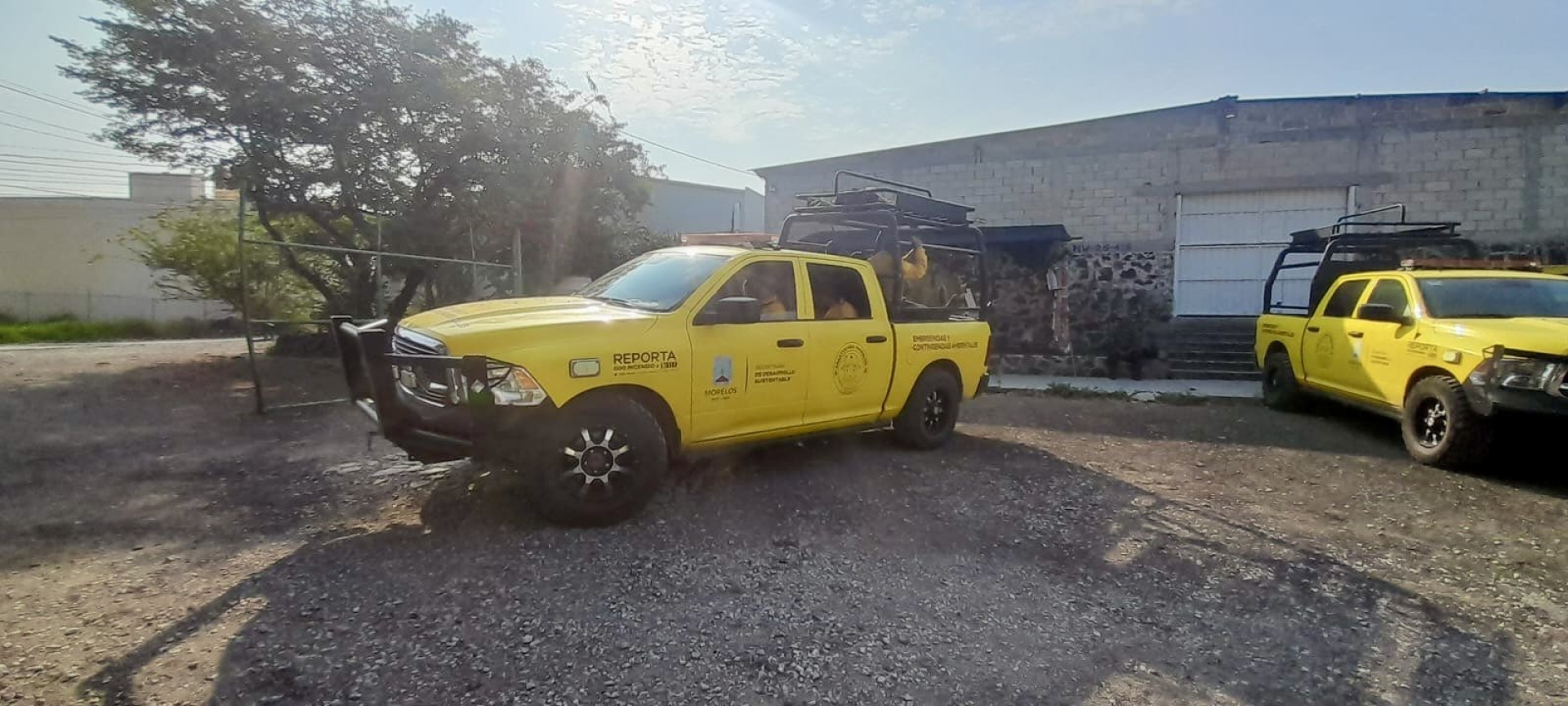 Retoman labores de combate del incendio forestal en paraje Ahuatenco, en Tepoztlán