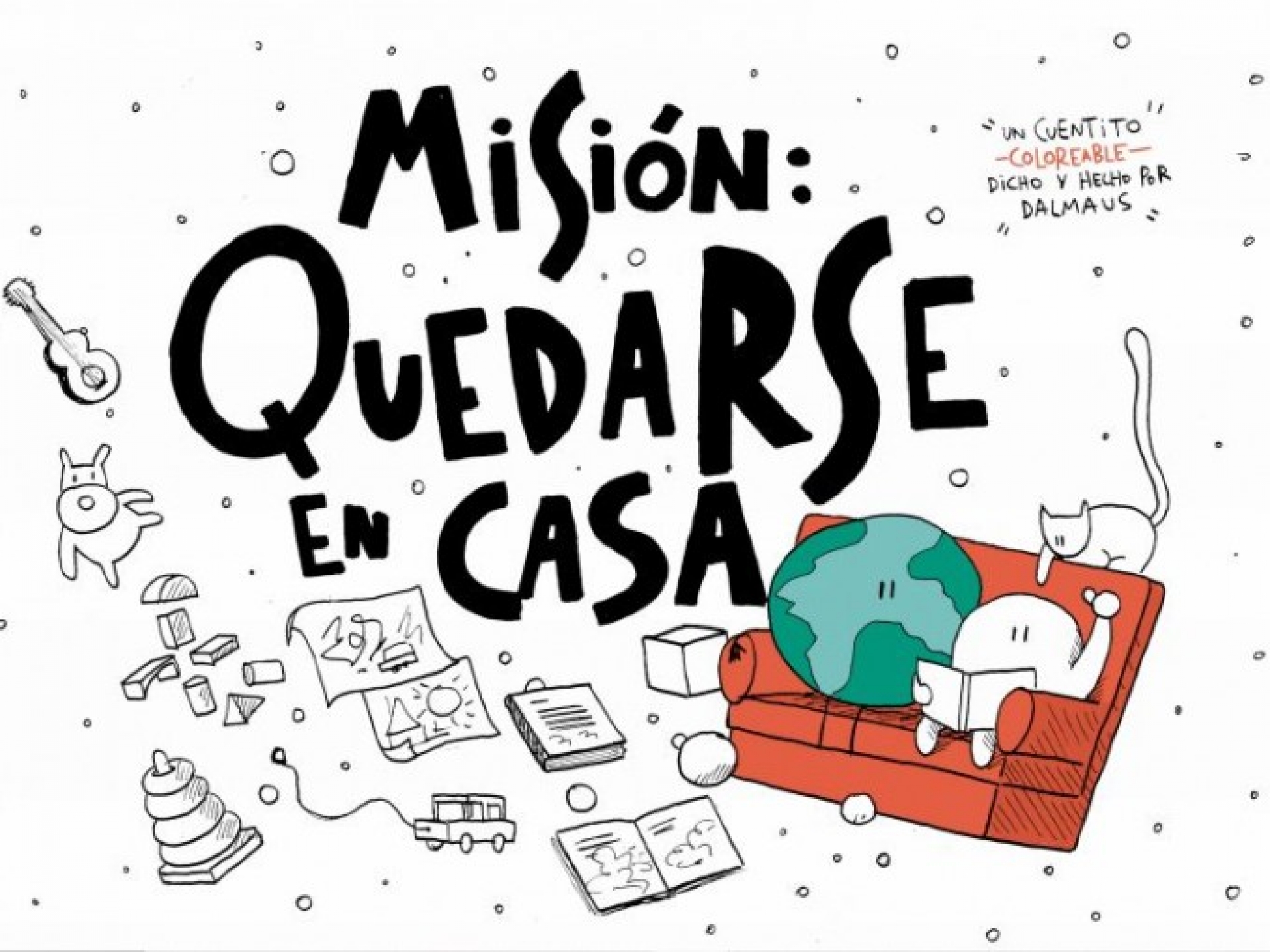 Misión quedarse en casa: cuento que explica a los niños qué es la cuarentena y el coronavirus