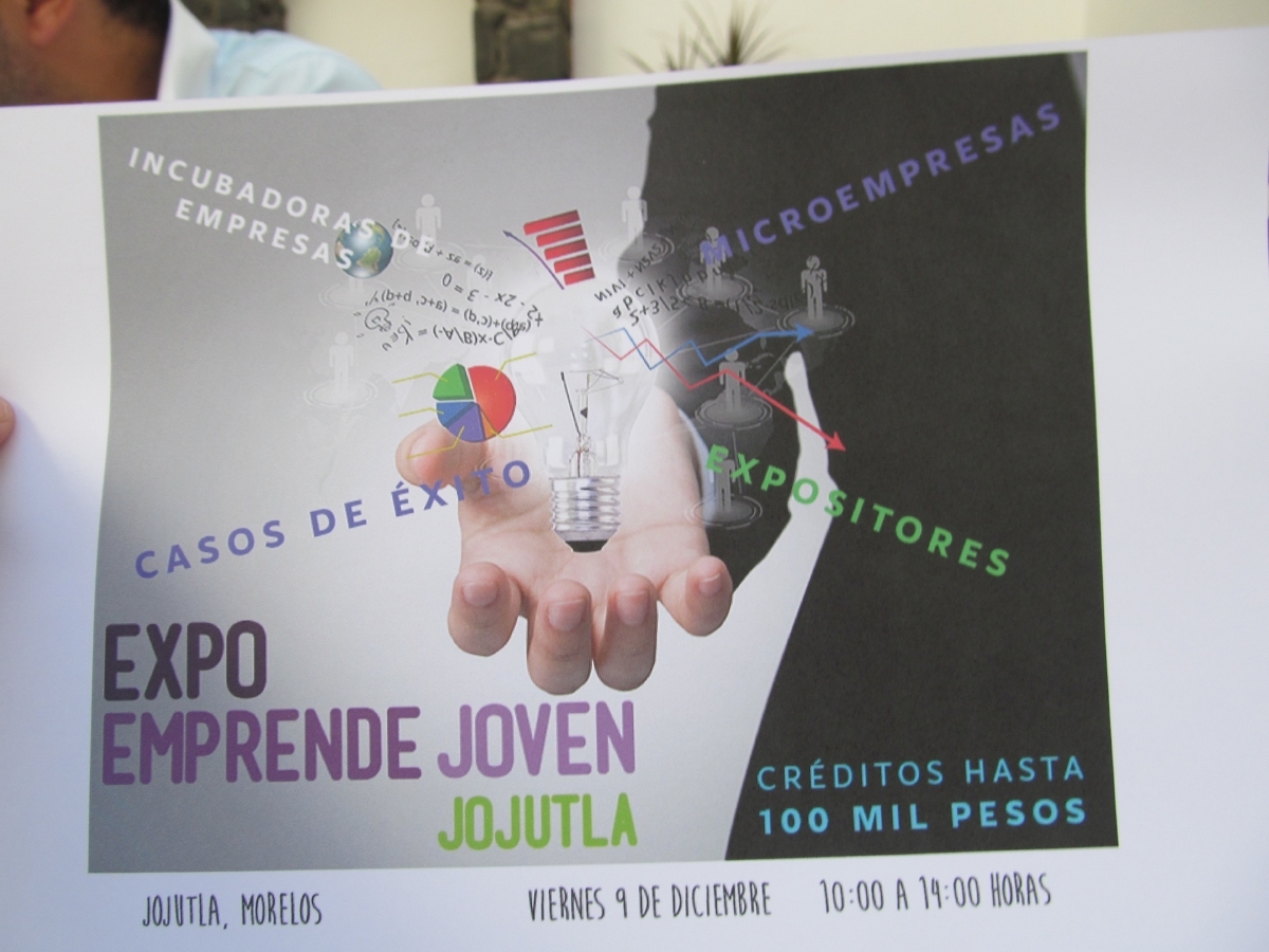 Anuncian Expo Emprende Joven en Jojutla