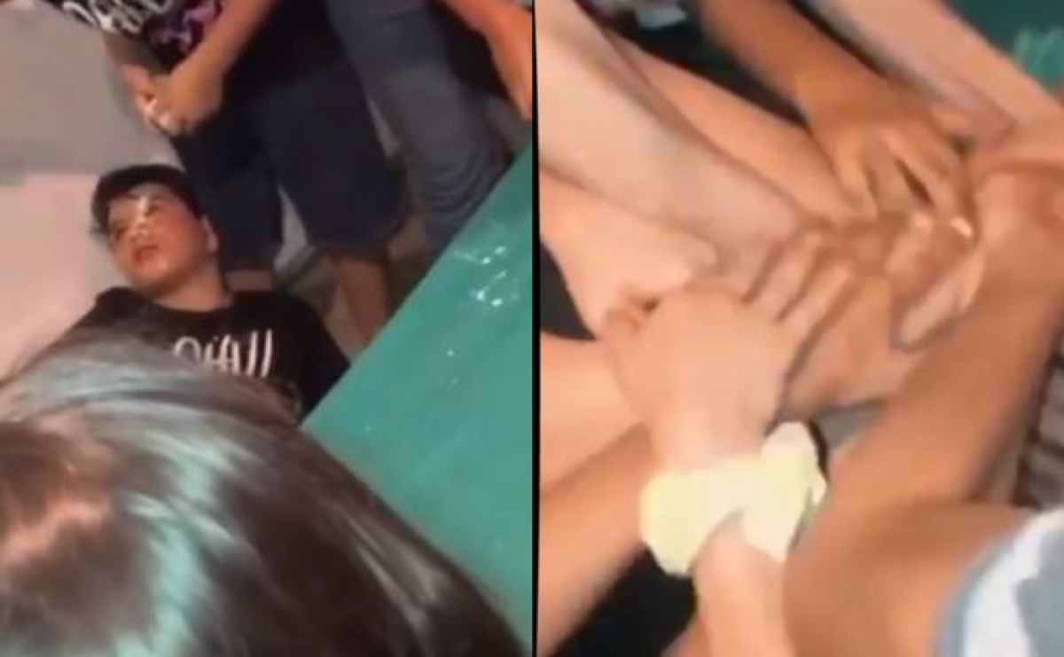 Niño finge morir tras ser aventado a su pastel de cumpleaños