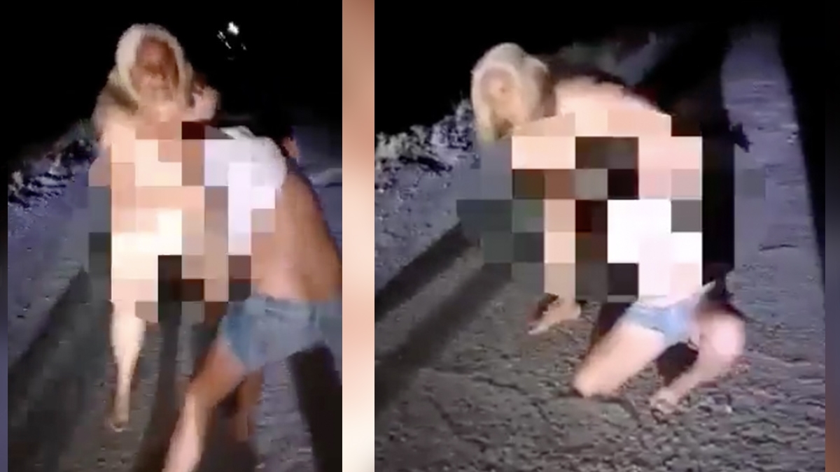 Abuela maltrata a su nieta e intenta lanzarla a  un canal de riego