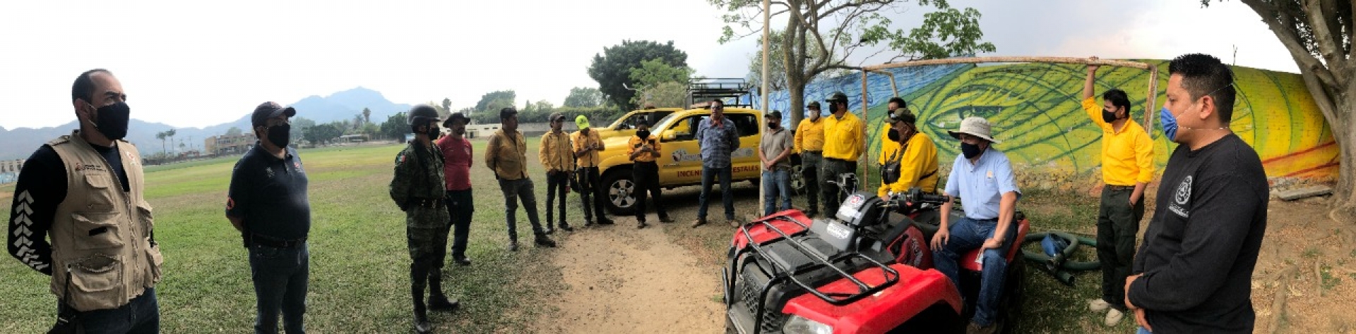 100% de control y 80% de liquidación del incendio forestal en el paraje 'Oztopulco': SDS