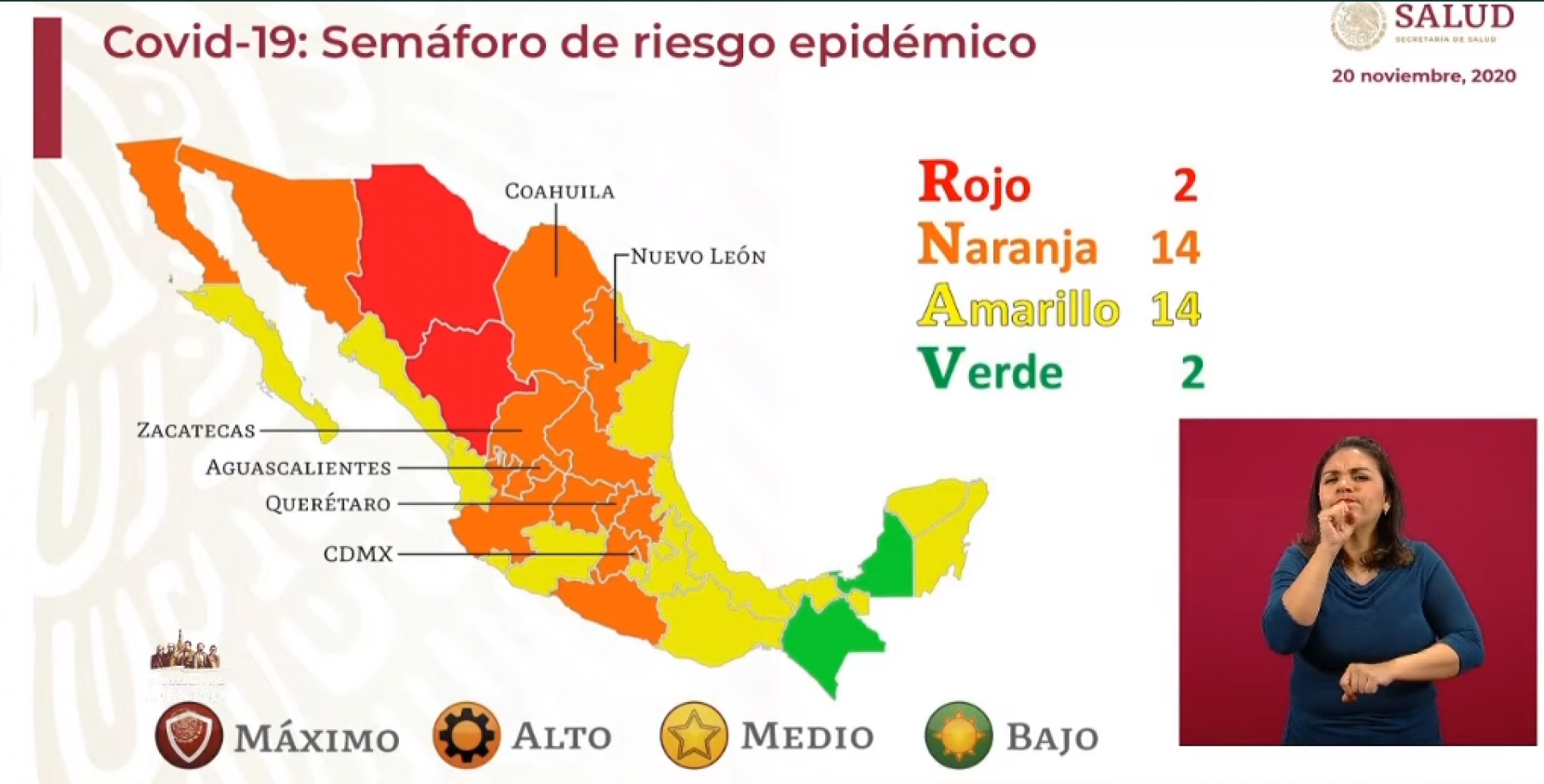 Morelos continúa en semáforo amarillo