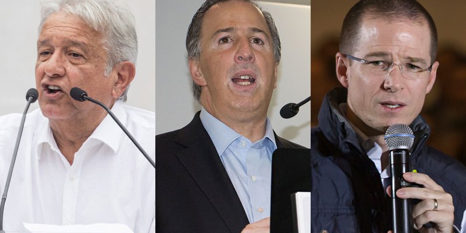 AMLO, Anaya y Meade preparan escenarios para cerrar precampaña