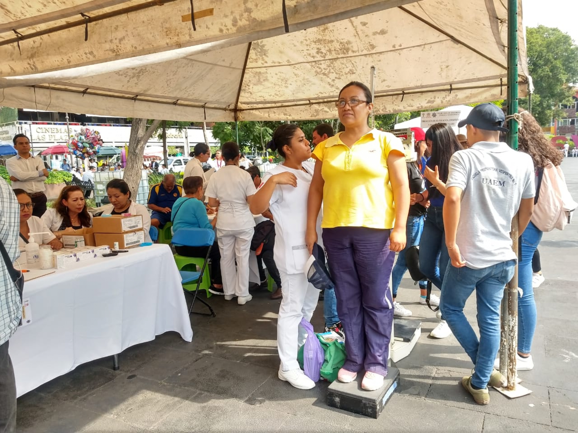 Realizan feria interinstitucional de la salud 'Juntos por tu bienestar', en Cuernavaca