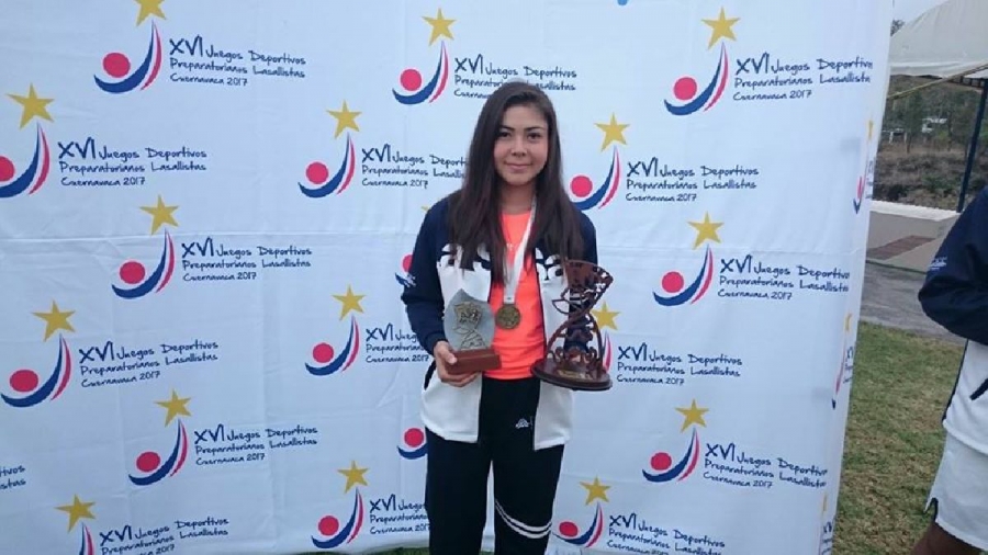 Paola Aguilar, protagonista en los XVI Juegos Deportivos Preparatorianos Lasallistas 2017