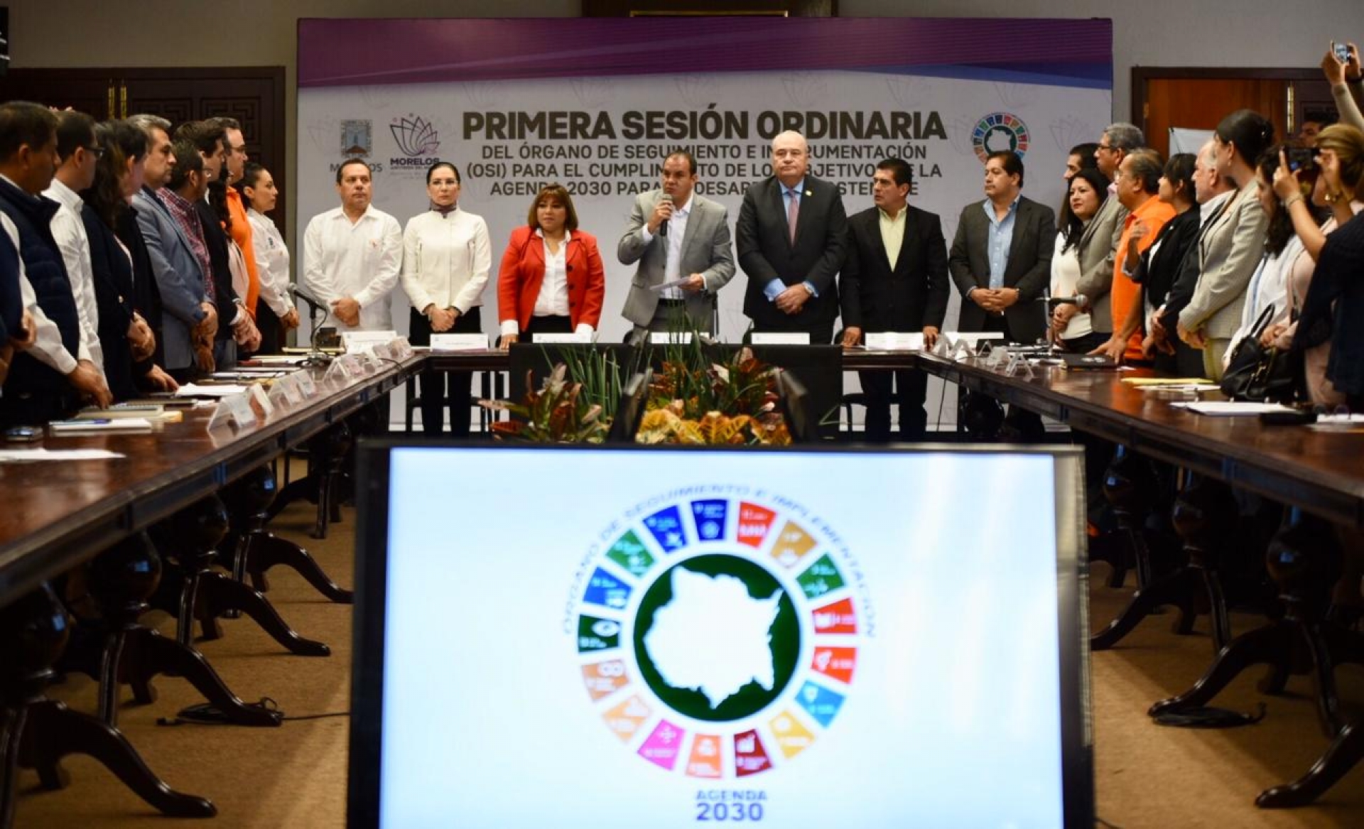 Encabeza gobernador sesión del OSI para cumplimiento de objetivos de desarrollo sostenible