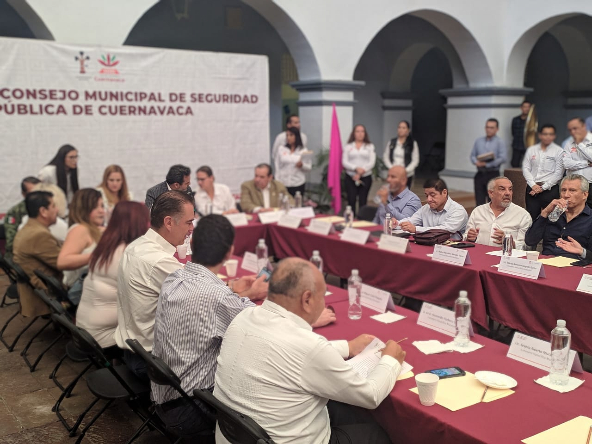 Llevan a cabo VII sesión del consejo municipal de seguridad pública de Cuernavaca