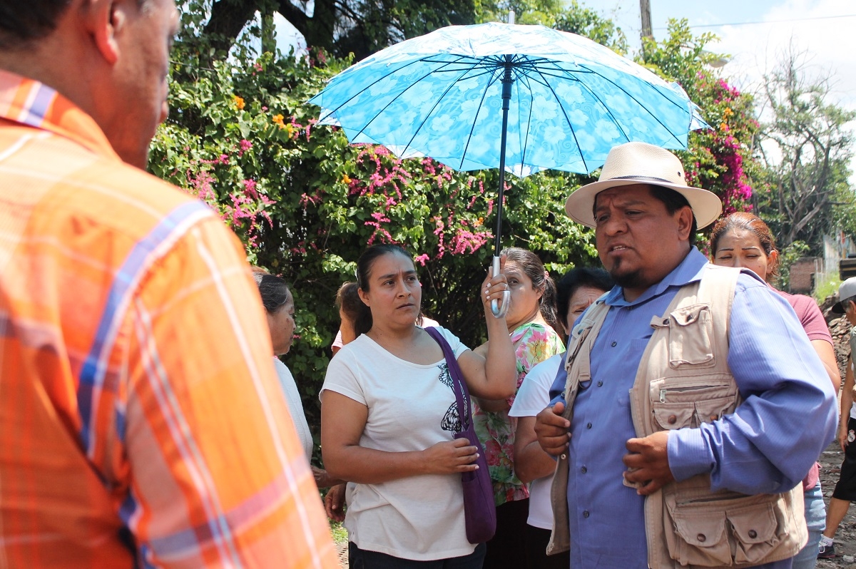 Con vecinos, personal de SCTy PC recorre la zona aledaña al Paso Exprés