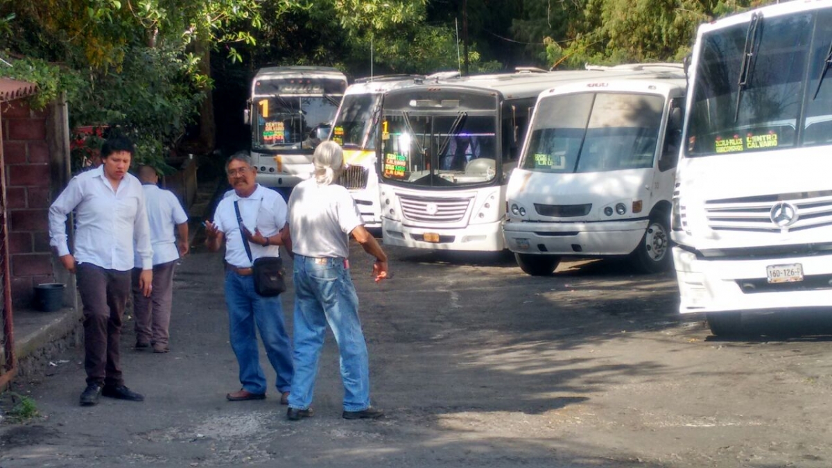 Rebelión de choferes;  suspenden parcialmente servicio en Ruta 1
