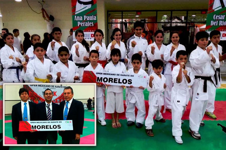 Morelos consigue 25 medallas en el Open Mexicano de Karate Do