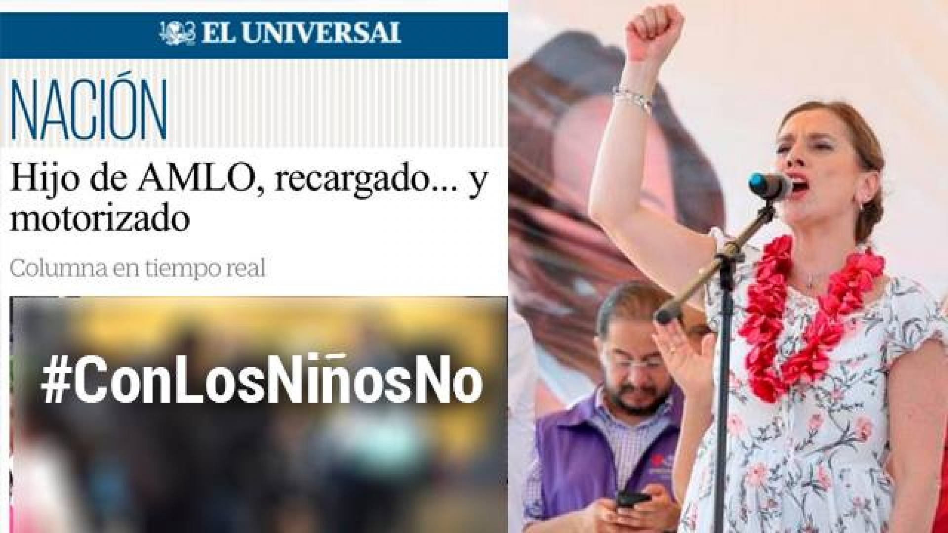 #ConLosNiñosNo, así respondieron las redes al Universal, por subir fotografía del hijo menor de AMLO