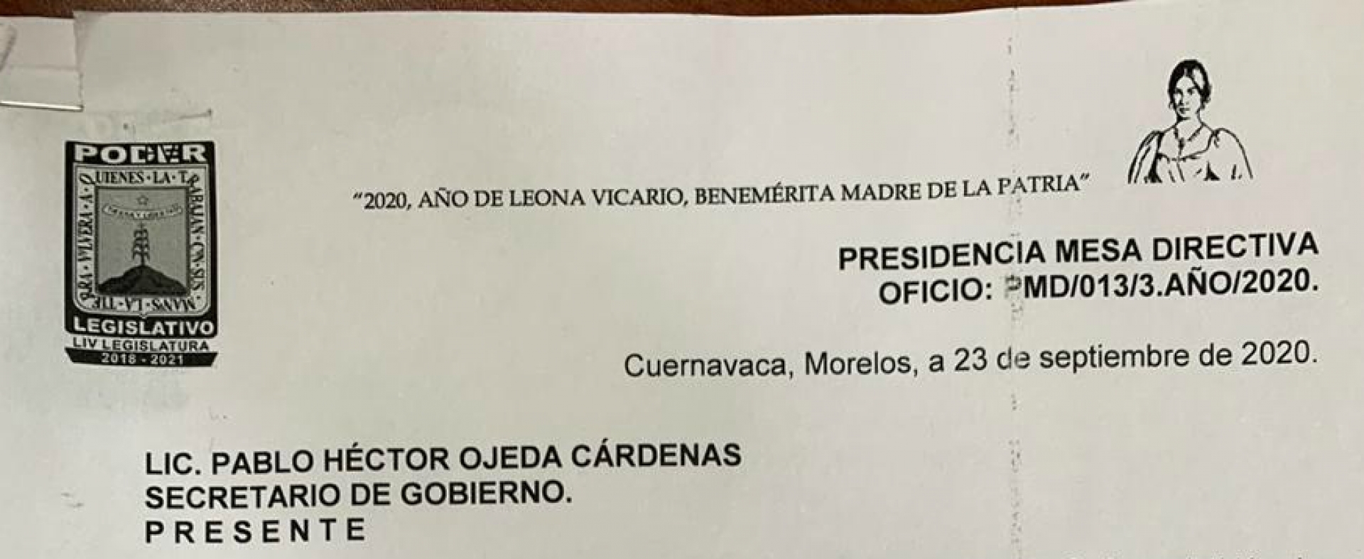 Una vez que se reciba solicitud de comparecencia se atenderá en términos legales: gobierno