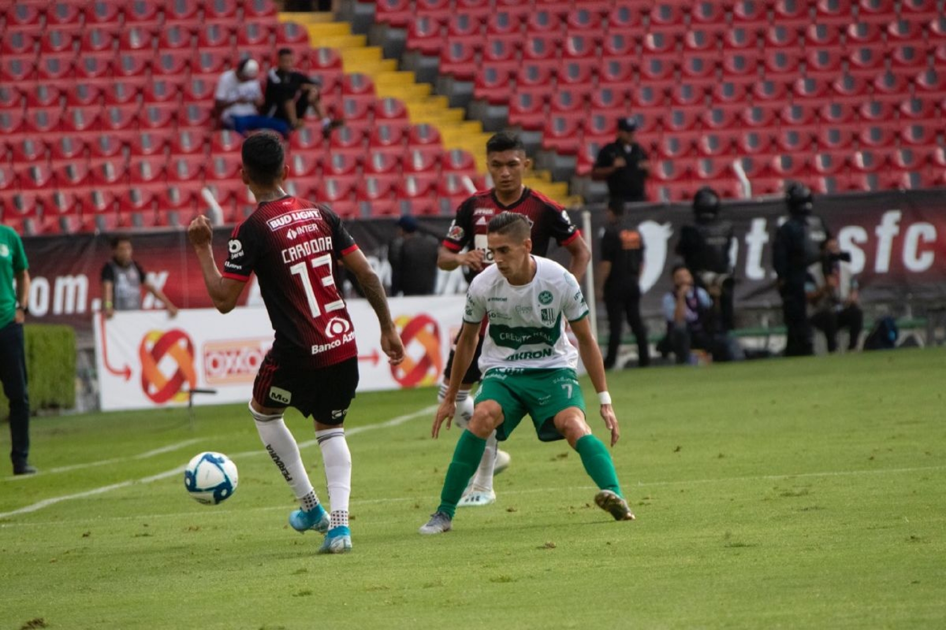 La expulsión de Taborda condicionó el partido ante Atlas