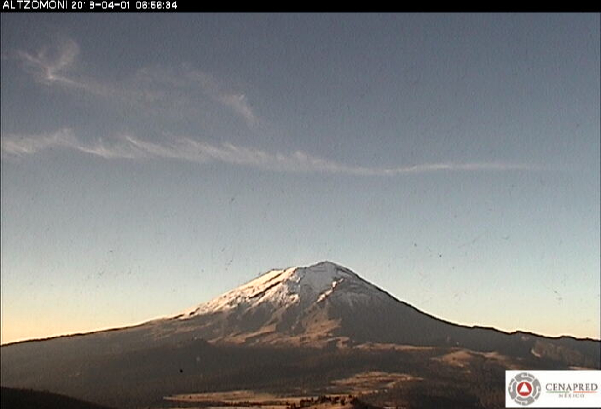 Registra cuatro explosiones el Popocatépetl