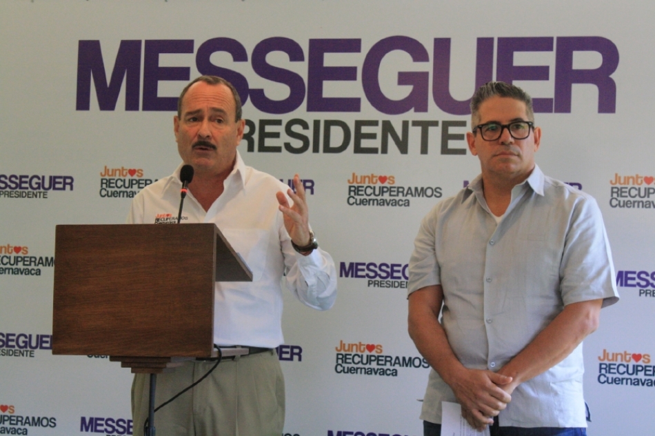Jorge Messeguer dice que irá tras los que causaron daños al erario de Cuernavaca