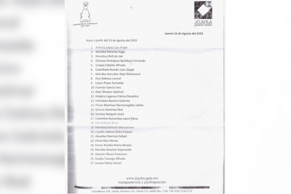 Regidores afirman que hay nómina excesiva, aviadores, nepotismo y mala administración en Jojutla