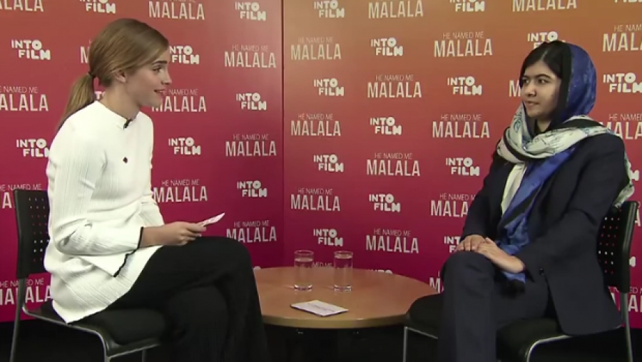Malala Yousafza es feminista gracias a Emma Watson