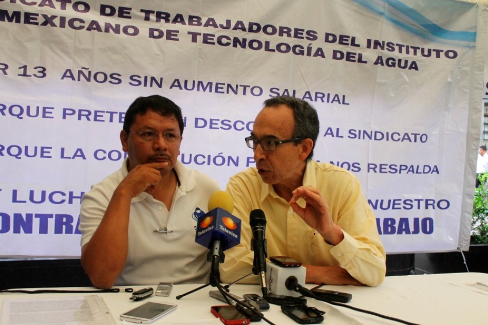 Sindicato del IMTA emplazó a huelga para el 30 de junio