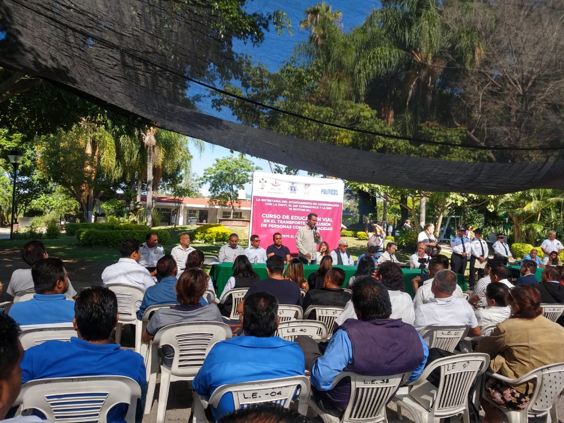 Llevan a cabo en Cuernavaca curso de educación vial en el transporte