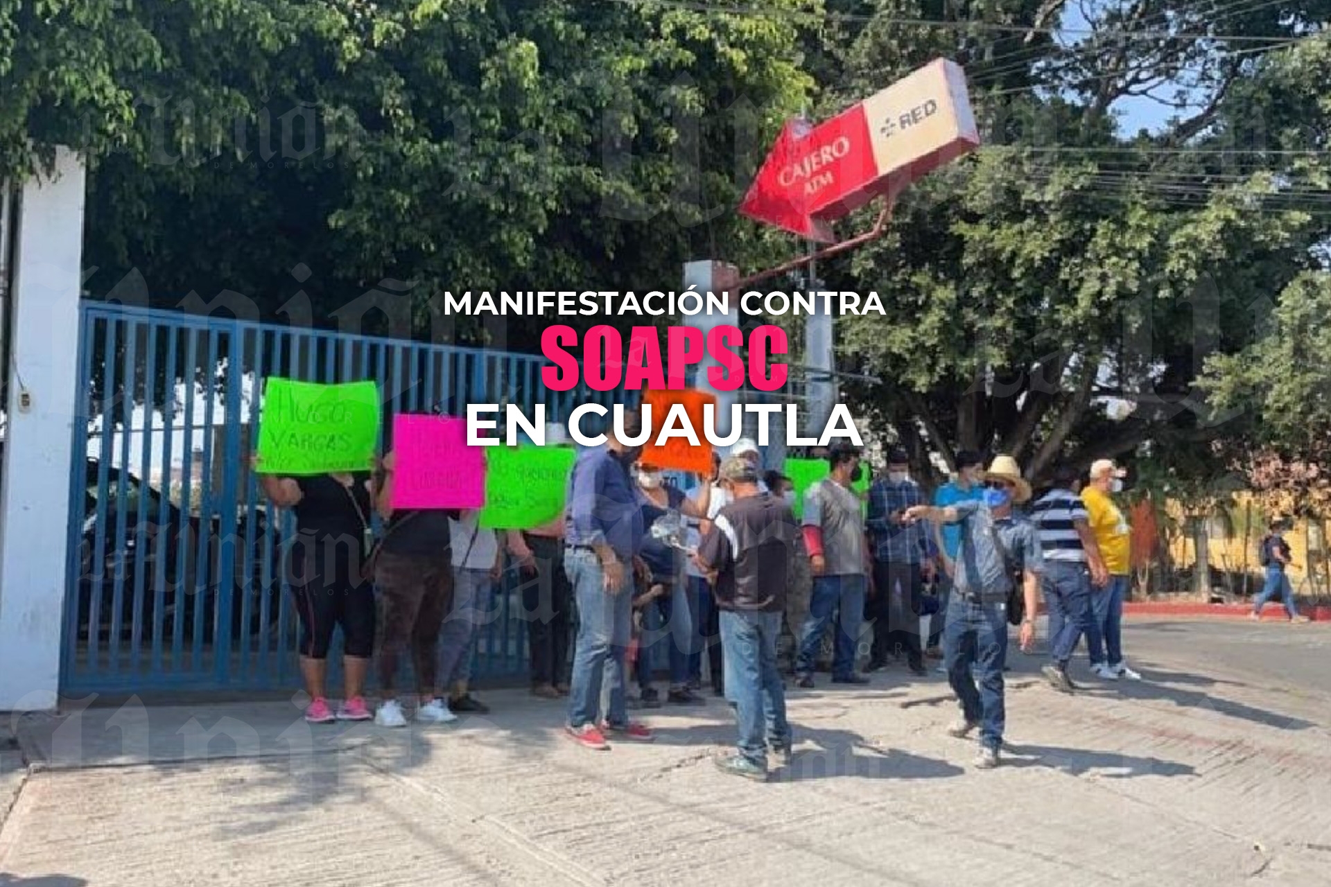 Niega SOAPSC que ponga obstáculos para realizar obras