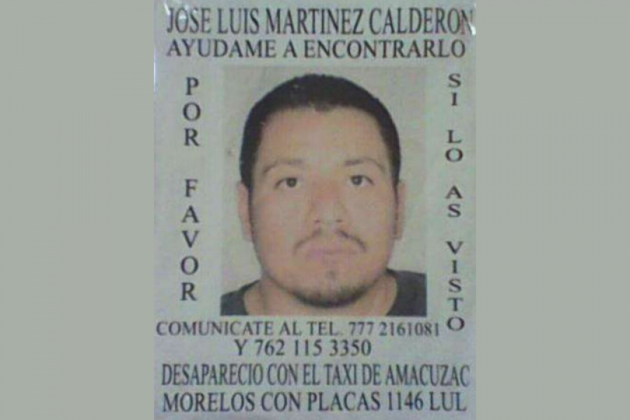 Taxistas de Amacuzac exigen a fiscalía encontrar a conductor desaparecido