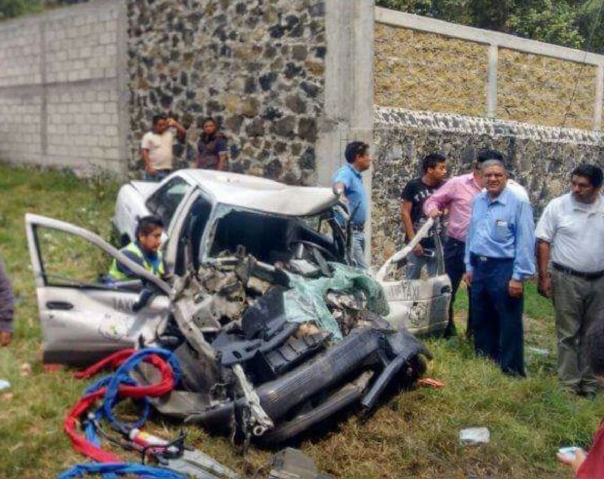 Choque en Huitzilac deja cinco heridos